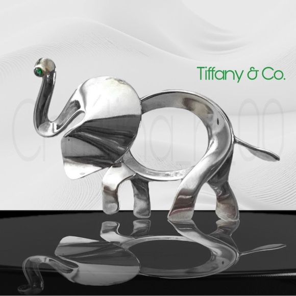 Tiffany & Co. Save the Wild ELEPHANT pin brooch